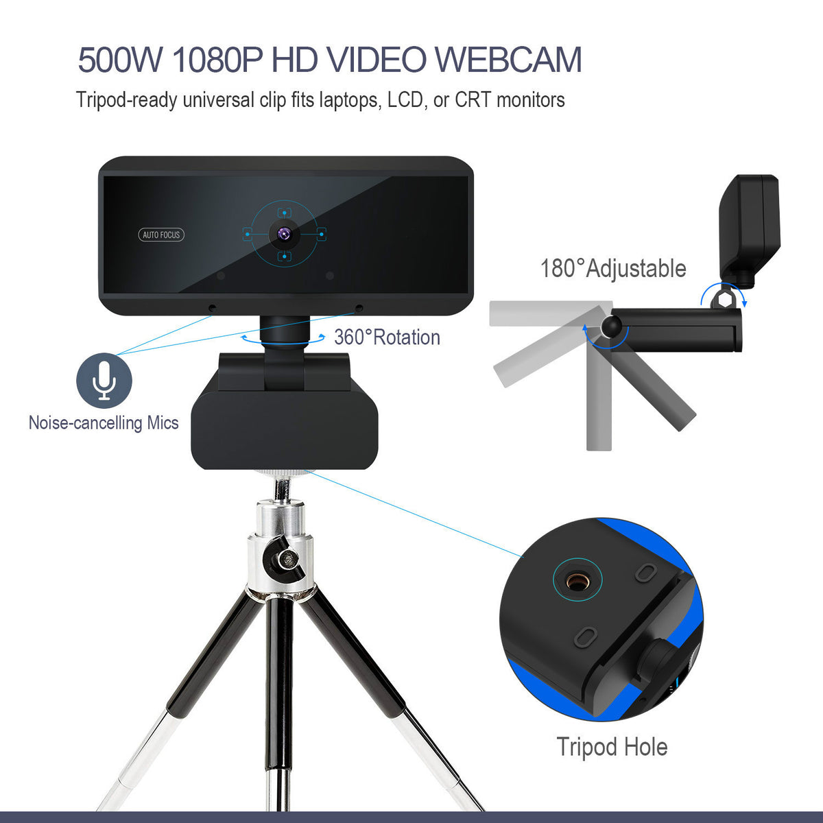 W5 HD Computer Camera — view 5
