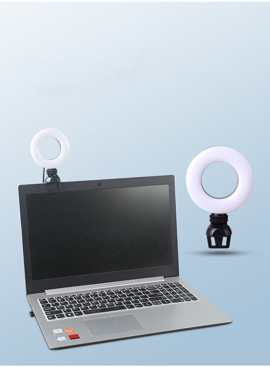 Video Conference 4 inch Fill Light Computer Live Photography LED Selfie USB — view 2
