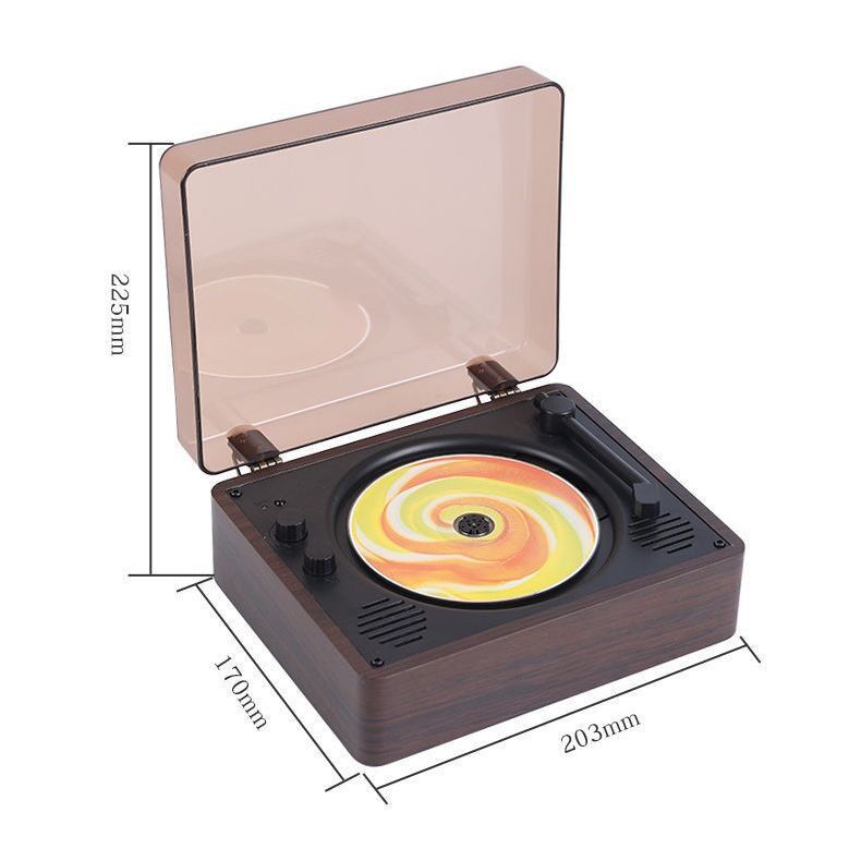 Wooden Vintage Portable Tray CD Player — view 8