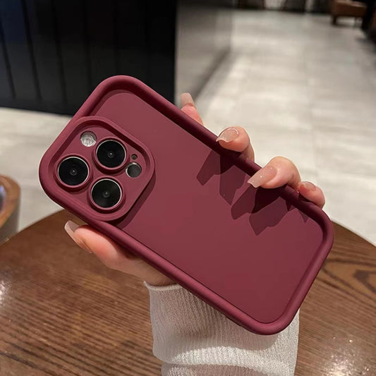 Solid Color All-inclusive Drop-resistant Silicone Phone Case — view 2