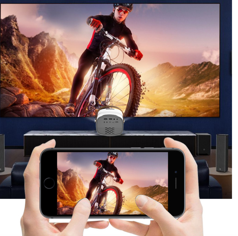 Home Mobile Phone Projector LED Portable Miniature — view 6