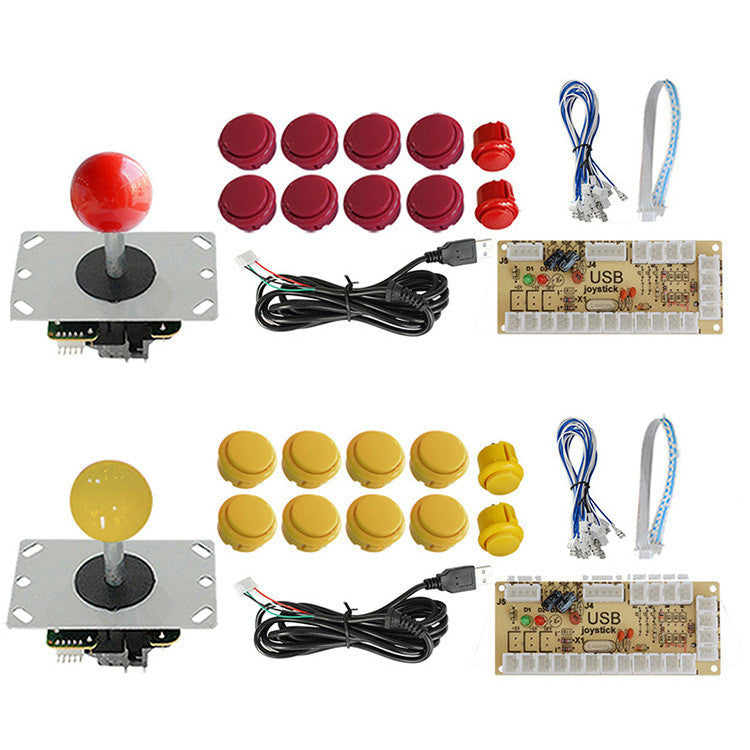 Button USB Joystick Control Chip Board Accessories Game Set — view 5