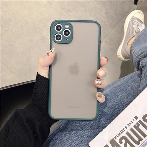 Frosted Color Contrast Mobile Phone Case to Prevent Falling — view 2