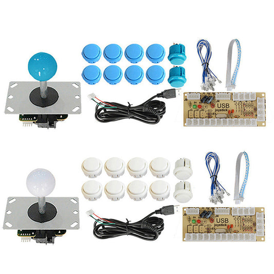 Button USB Joystick Control Chip Board Accessories Game Set — view 2