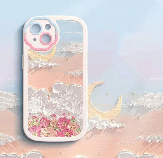 Oil Painting Flower Mobile Phone Protective Case — view 2