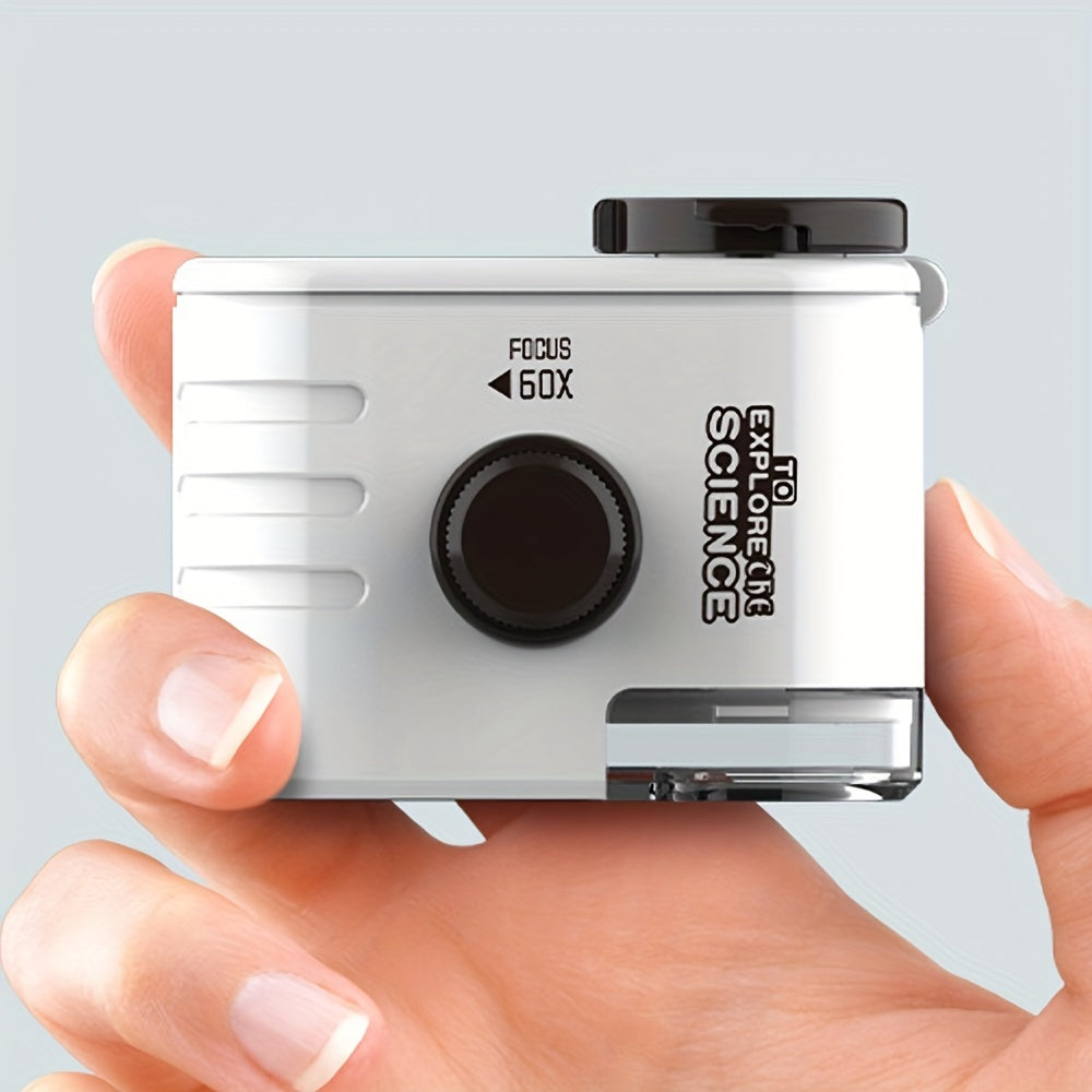 Mini Mobile Phone Microscope, 60x Pocket Handheld Portable LED Lighted — view 8