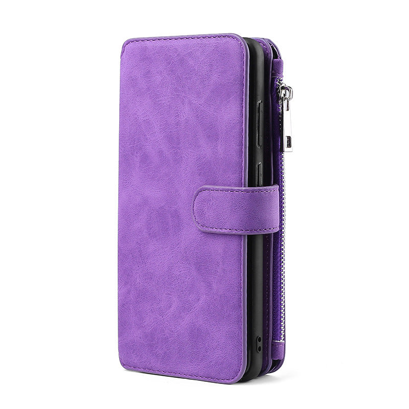 Leather Case Card Multi-function Mobile Phone Bag — view 5