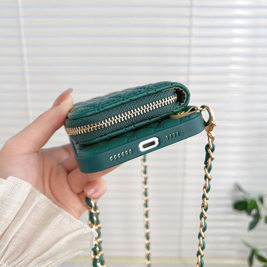 Phone Case Classic Style Luxury Rhombic Lambskin — view 2
