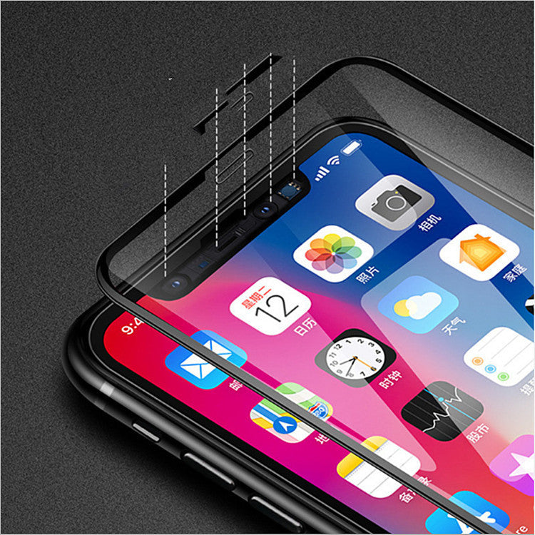 Compatible with Apple , Cold Carved Xsmax Edge XR Tempered Film — view 5