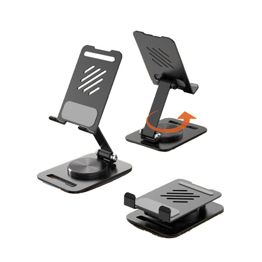 360 Degrees Rotate Metal Desk Mobile Phone Holder Stand for Pad Adjustable — view 2