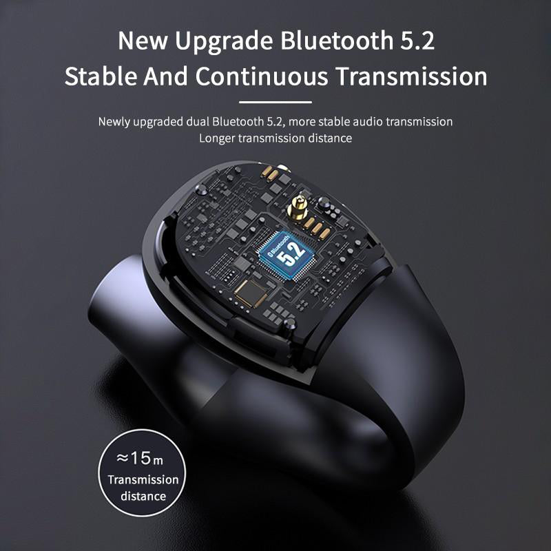 Ear Clip Bone Conduction Headphone Bluetooth 5.2 HIFI Wireless Earphone Touch — view 8