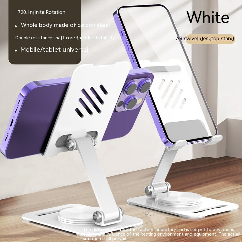 360 Degrees Rotate Metal Desk Mobile Phone Holder Stand for Pad Adjustable — view 7