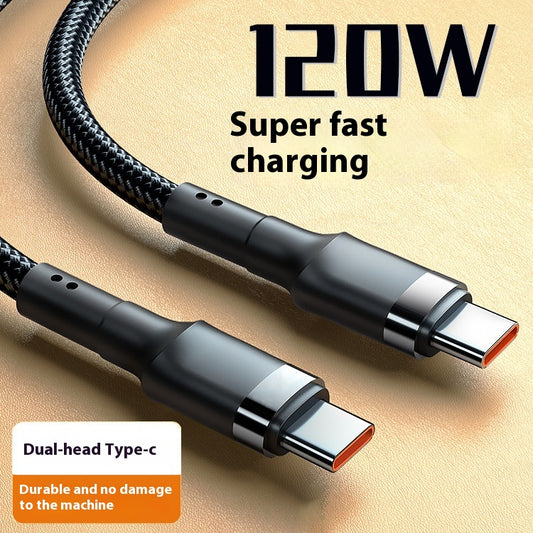 6A Double USB Type-C Cable 120W Fast Charge — view 2