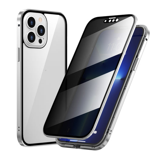 Privacy-proof Magneto Phone Case Double Sided Metal Frame — view 2
