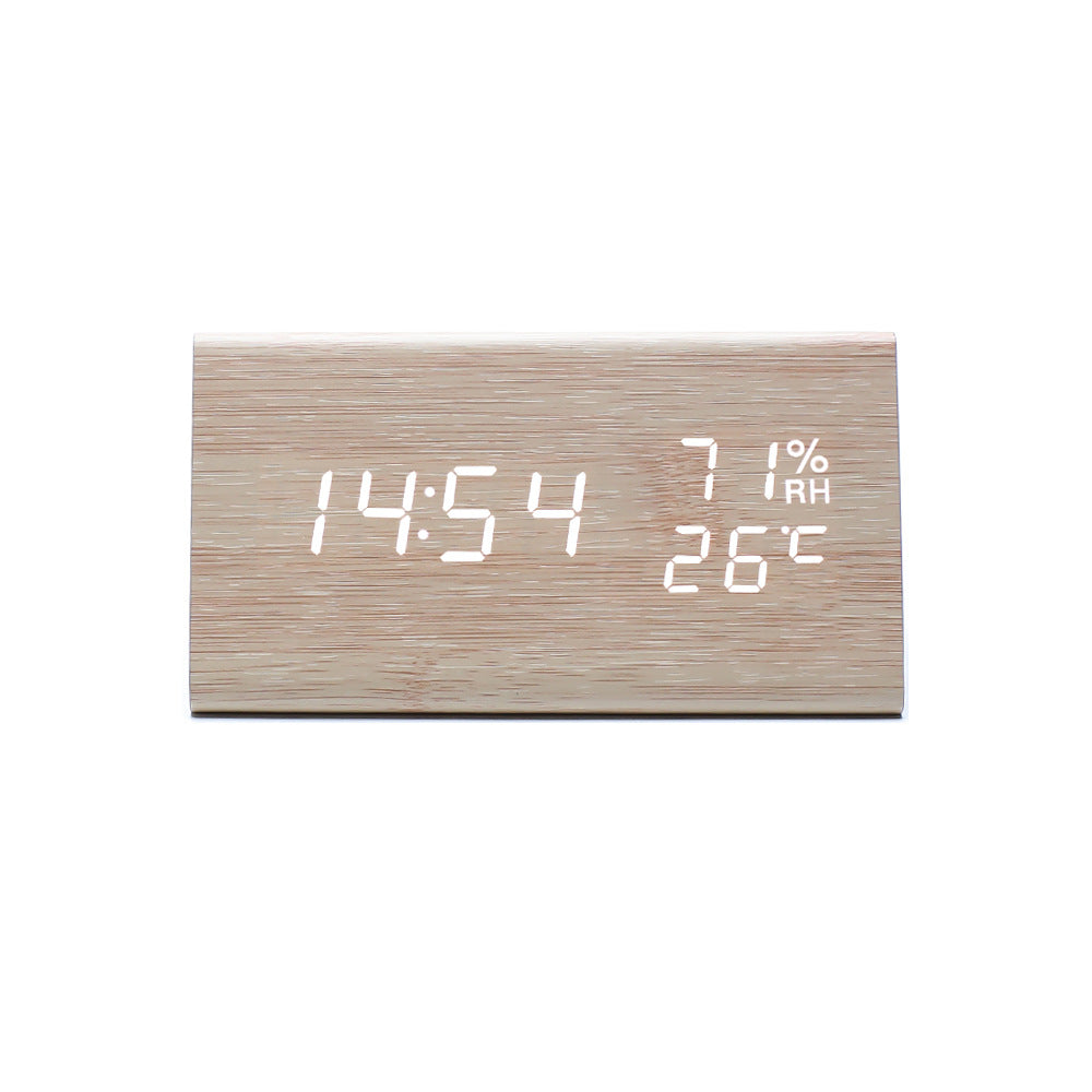 Electronic Alarm Clock Multifunctional Digital Display Temperature and Humidity — view 8