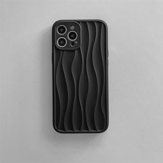 Water Ripple Midnight Black Mobile Phone Shell — view 2