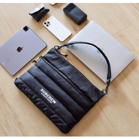 case of iPad nylon material ,clutch bag,do any printing