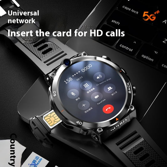 Multi Functional Sports Smartwatch with Dual Cameras for Positioning