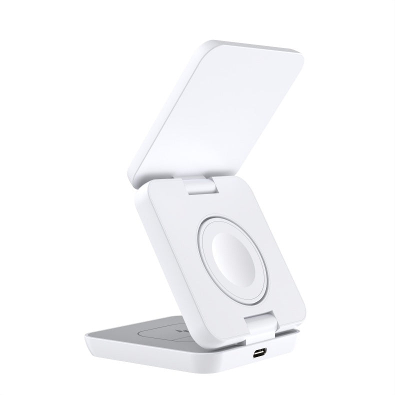 Magnetic Suction Wireless Charging and Folding Phone Holder — view 6