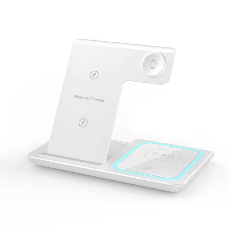 Three-in-one Wireless Charger Electrical Foldable Double Wire Ambience Light — view 3