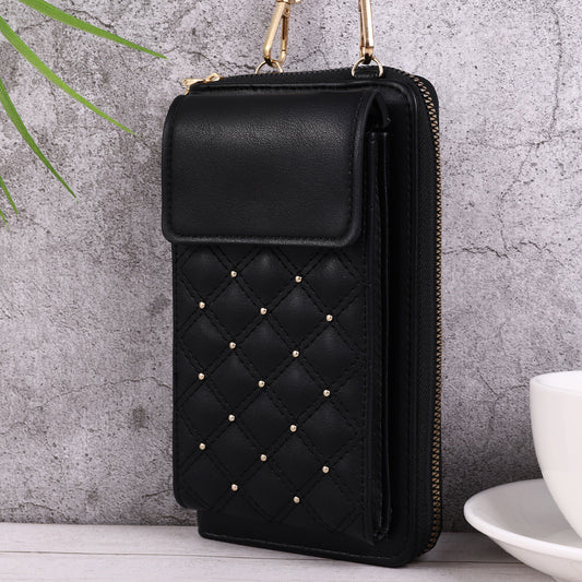 Fashion All-match Mobile Phone Bag Classic Style Rhombus Light Luxury — view 2