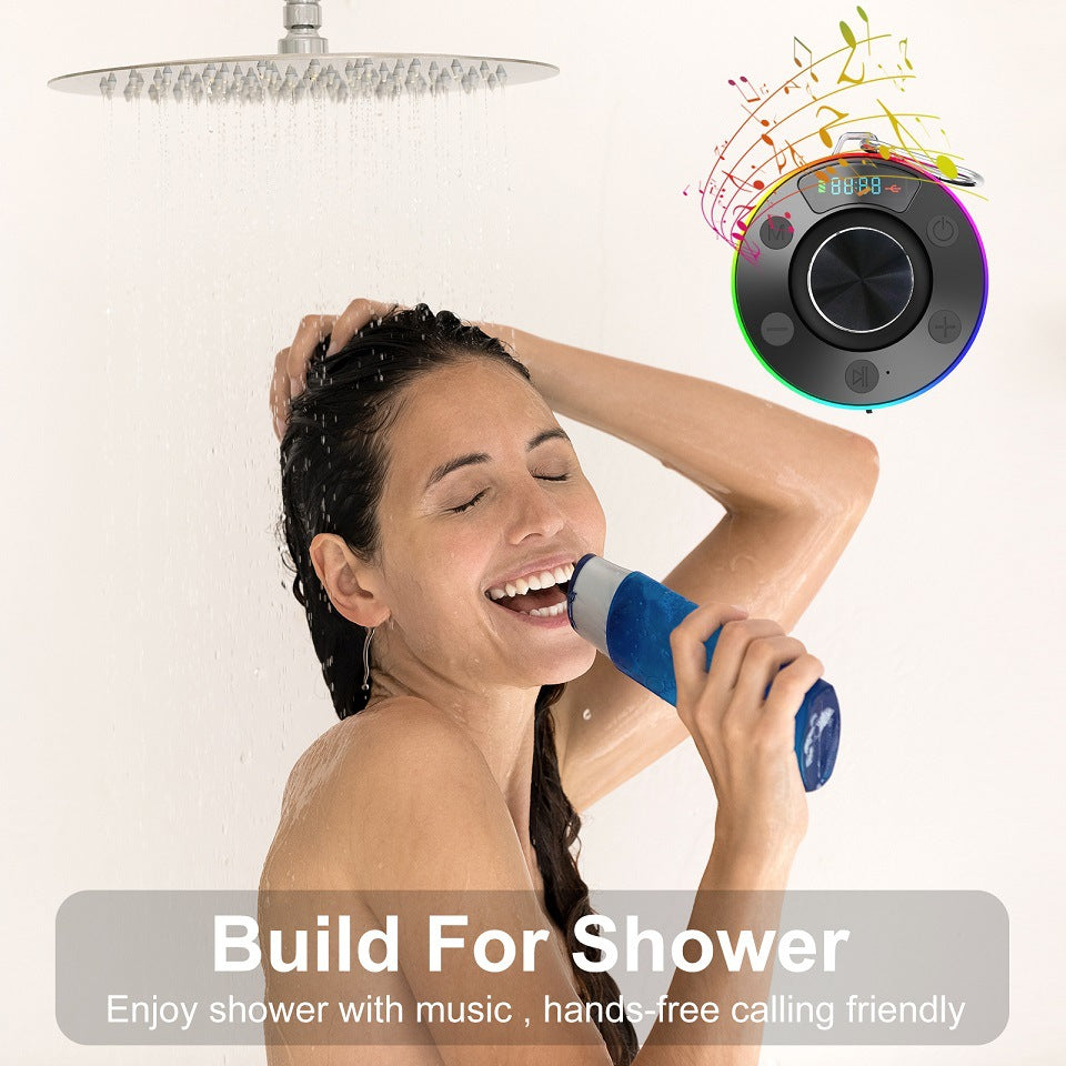 Waterproof Bathroom Bluetooth Speaker Dustproof Mini Wireless Stereo — view 4