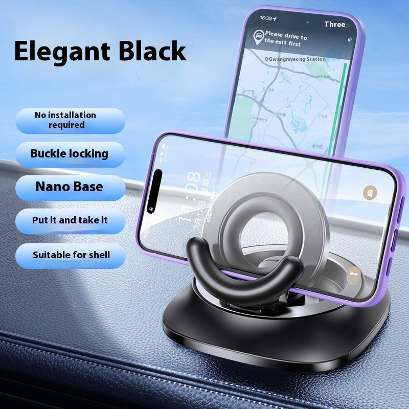Magnetic Phone Holder with Vacuum Suction Foldable Adjustable Car Mount Bracket — view 5