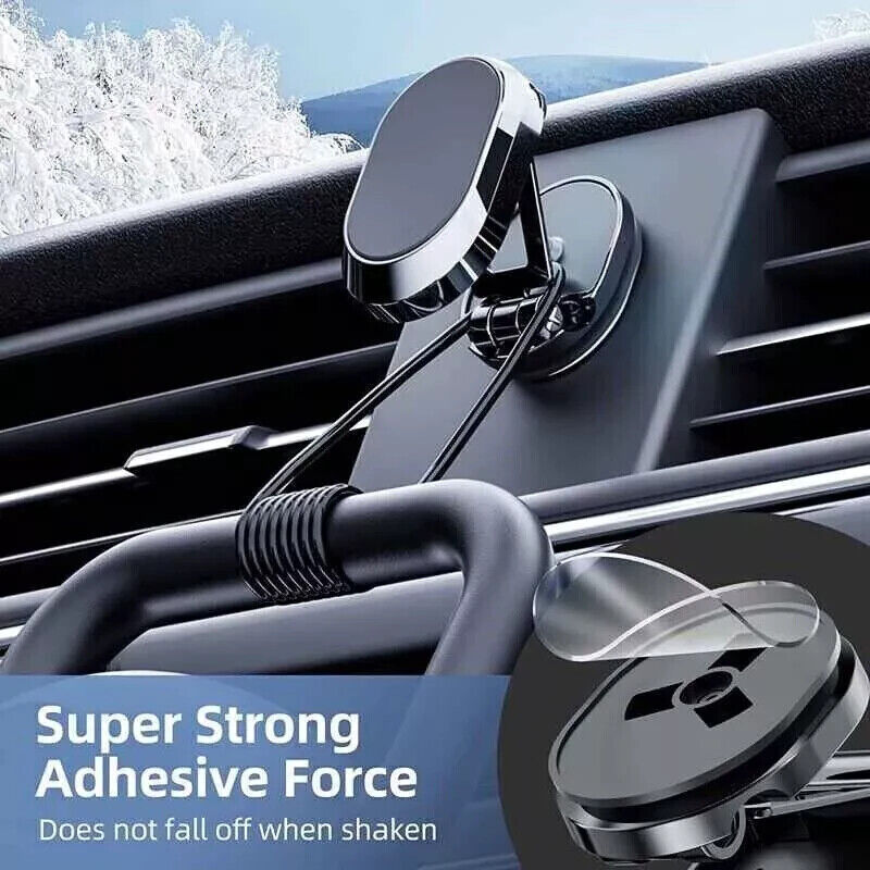 Magnetic Phone Holder for Car, Dashboard Car Mount Stainless Steel Car — view 4