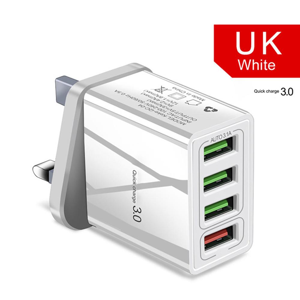Illuminated 4USB Mobile Phone Charger 3A Charging Head — view 6
