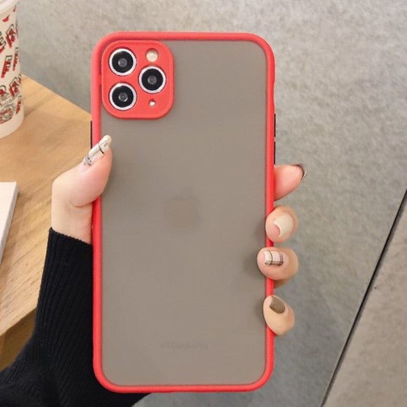 Frosted Color Contrast Mobile Phone Case to Prevent Falling — view 8