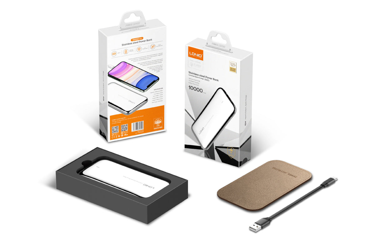 Austenitic Stainless Steel Large Capacity Power Bank — view 8