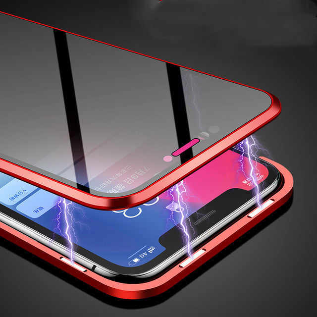 Phone Case Anti-peep Magnetic Protective Shell Privacy Glass — view 6