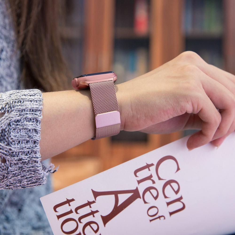 Compatible with Apple, Iwatch5 / 4 / 3 Milan Nice Loop + Protective Case Strap