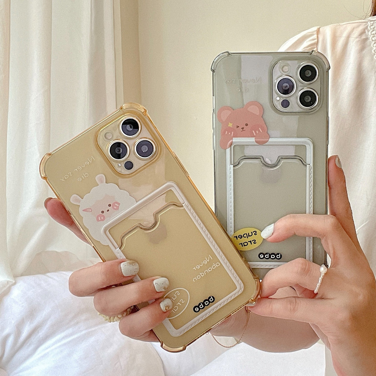 Creative Cute Animal Plastic Phone Case — view 4
