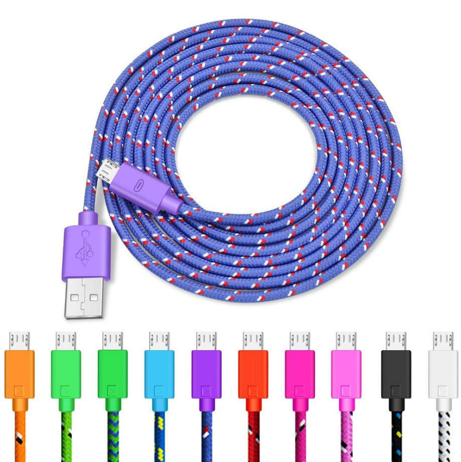 Woven Nylon Cloth Data Cable