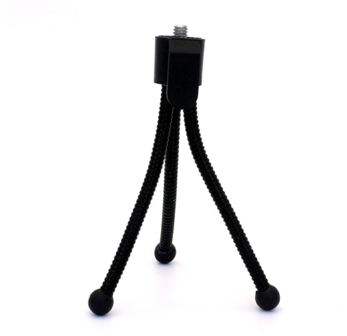 Compatible with Apple, Small Iron Frame Mini Tripod Card Machine Desktop Hose — view 4