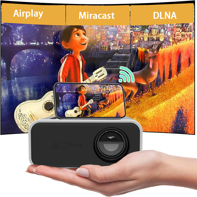 YT300 Mobile Video Projector Support 1080P Home Theater Media Player Wired — view 6