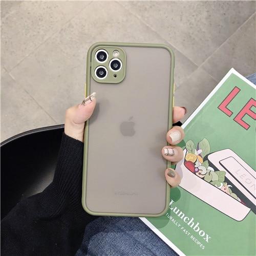 Frosted Color Contrast Mobile Phone Case to Prevent Falling — view 7