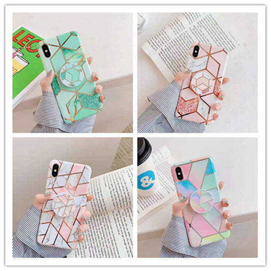 Galvanized Marble Mobile Phone Case