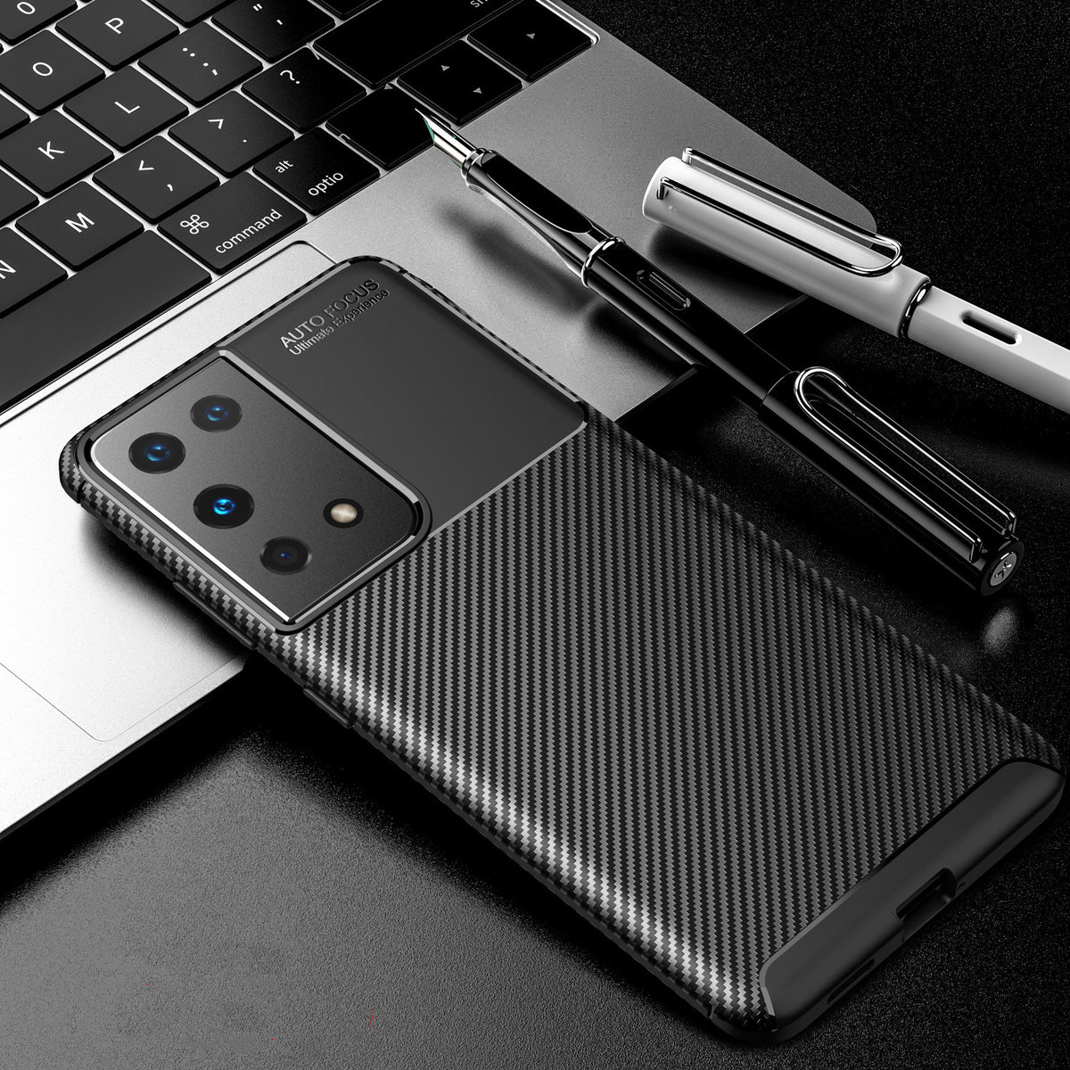 Beetle Phone Case TPU Carbon Fiber Drop Protective — view 3
