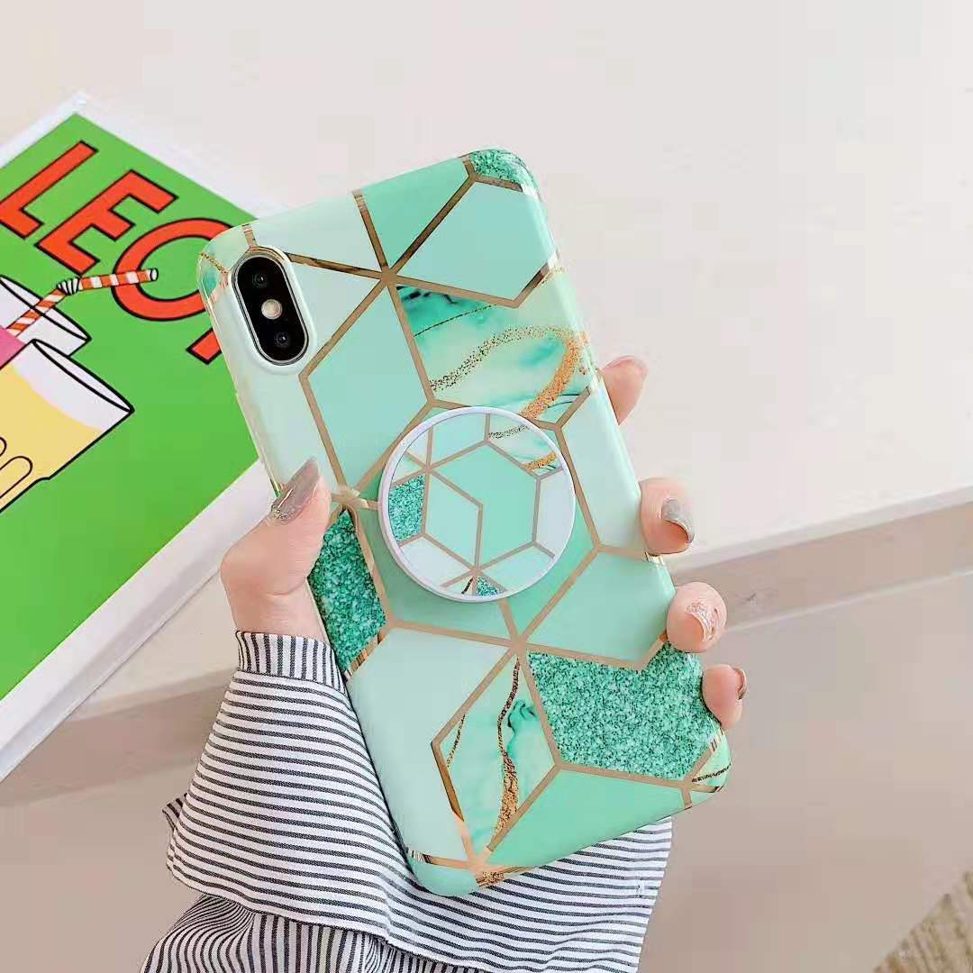 Galvanized Marble Mobile Phone Case — view 6