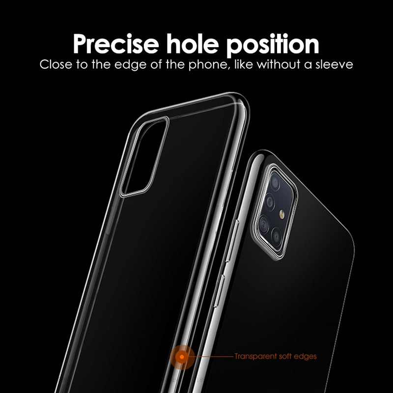 Air Bag Transparent Soft Silicone Mobile Phone Case