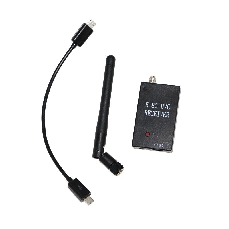 FPV Mini 5.8G OTG 150CH Receiver UVC Video Downlink Auto-Searching VR Glasses — view 3