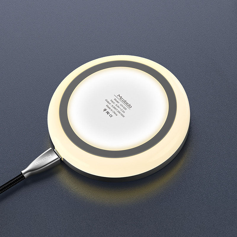 Compatible with Apple, Wireless Charger for iPhone Samsung Night Light — view 5