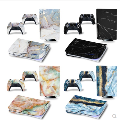 New White Playstation 5 Stickers Vinyl Decals PS5 Disk Skins Console Controllers — view 5