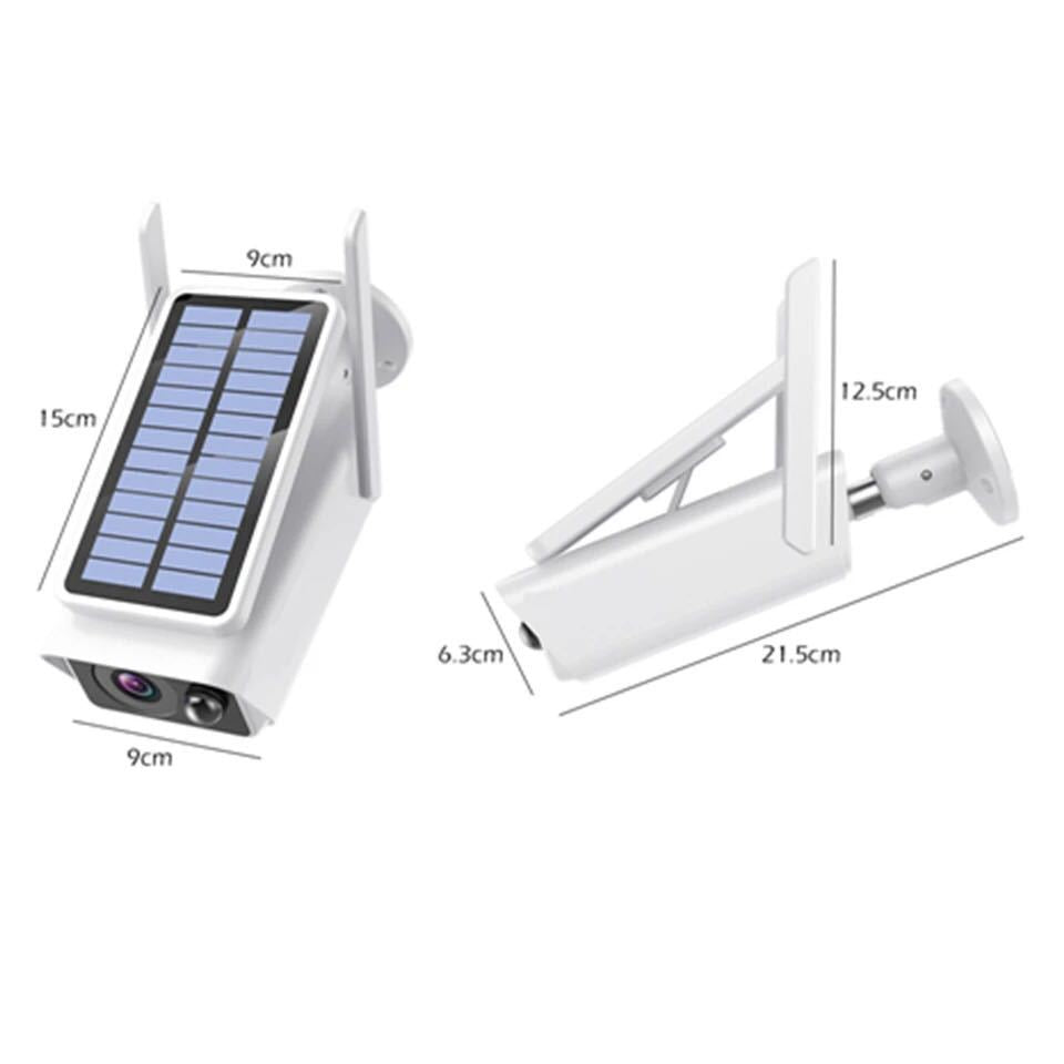 Wireless Wifi Solar Rechargeable Battery Camera — view 2