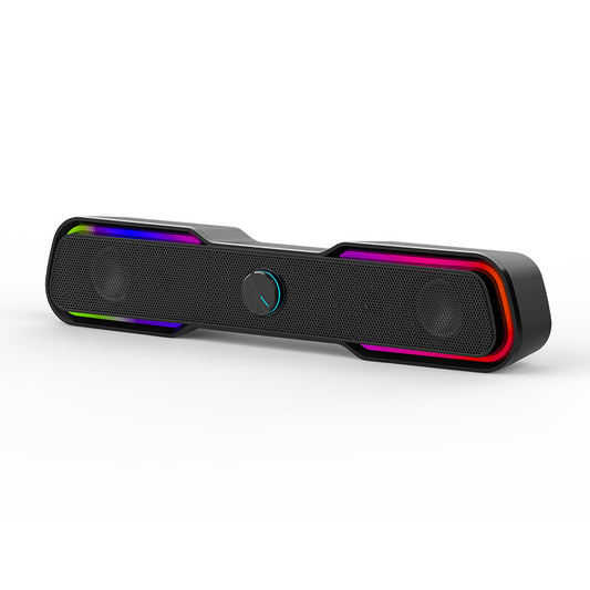 Multimedia Wired RGB Luminous Subwoofer Computer Notebook Mobile Phone Audio Box