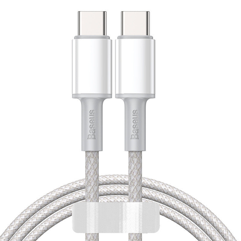 New High-density Braided Flash Charging Data Cable Dual Type-C Charger — view 3