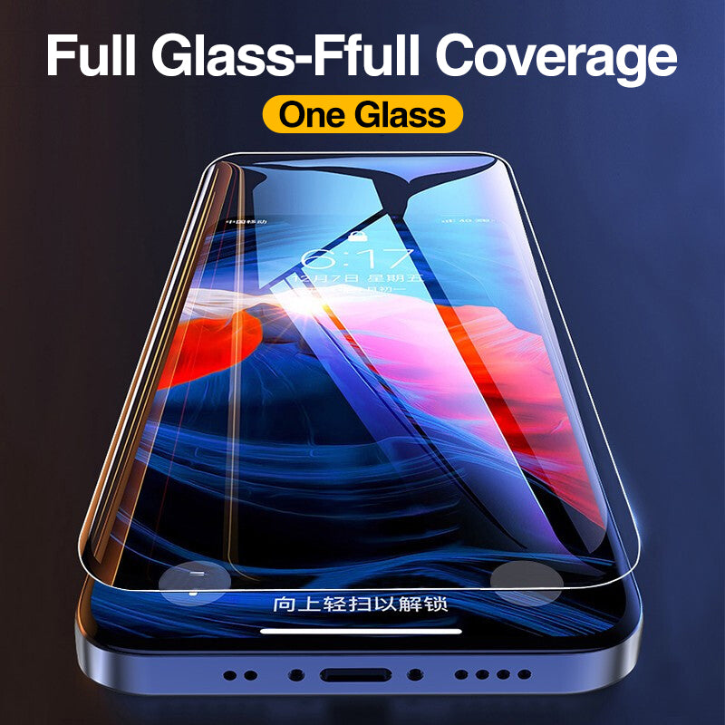 Compatible with Apple, 4Pcs Full Cover Tempered Glass for 12 Pro Max Screen — view 2