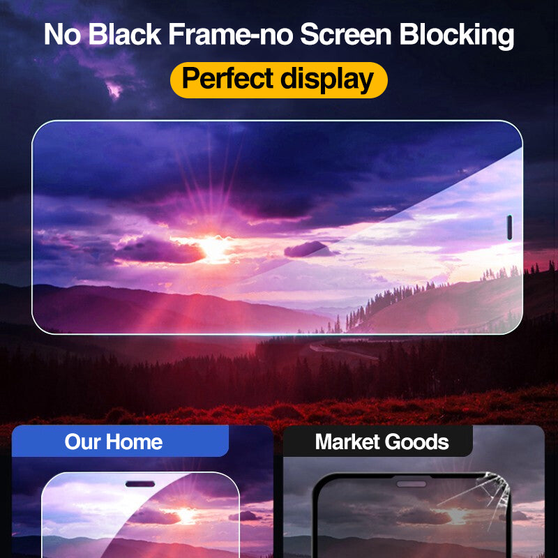 Compatible with Apple, 4Pcs Full Cover Tempered Glass for 12 Pro Max Screen — view 4